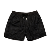 Black Label Royall Black Luca Mid Length Men's Swim Shorts