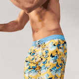 Aqua Butterfly Luca Mid Length Men's Swim Shorts