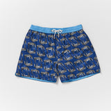African Zebra Luca Mid Length Men's Swim Shorts