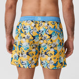Aqua Butterfly Luca Mid Length Men's Swim Shorts