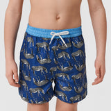 African Zebra Kids Swim Shorts