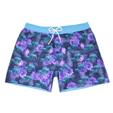 Safari' shorts showcasing our floral elephant design. This 'Luca' style features our signature Thomas Royall blue waistband with a relaxed day to night fit.