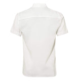 Plain' mens shirt in a smart white colour. Style this shirt with matching 'Black' shorts for both kids and adults.