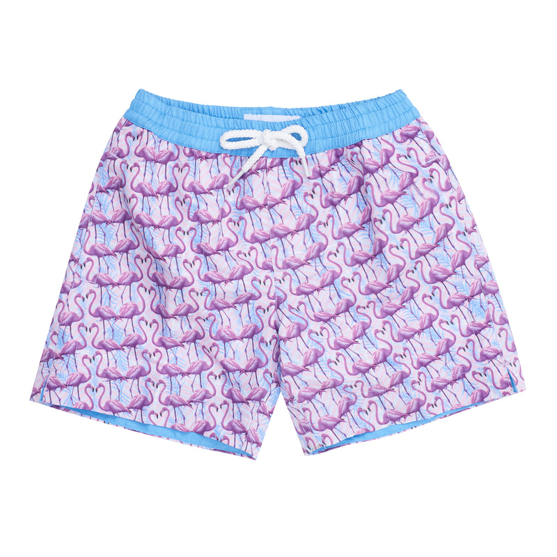 Florida Flamingo Kids Swim Shorts
