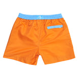 Sydney Orange Luca Mid Length Men's Swim Shorts