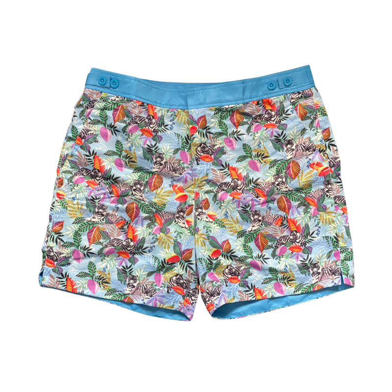 Tiger Jungle George Swim Shorts Thomas Royall Luxury Swimwear