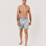 Ocean Butterfly Luca Mid Length Men's Swim Shorts