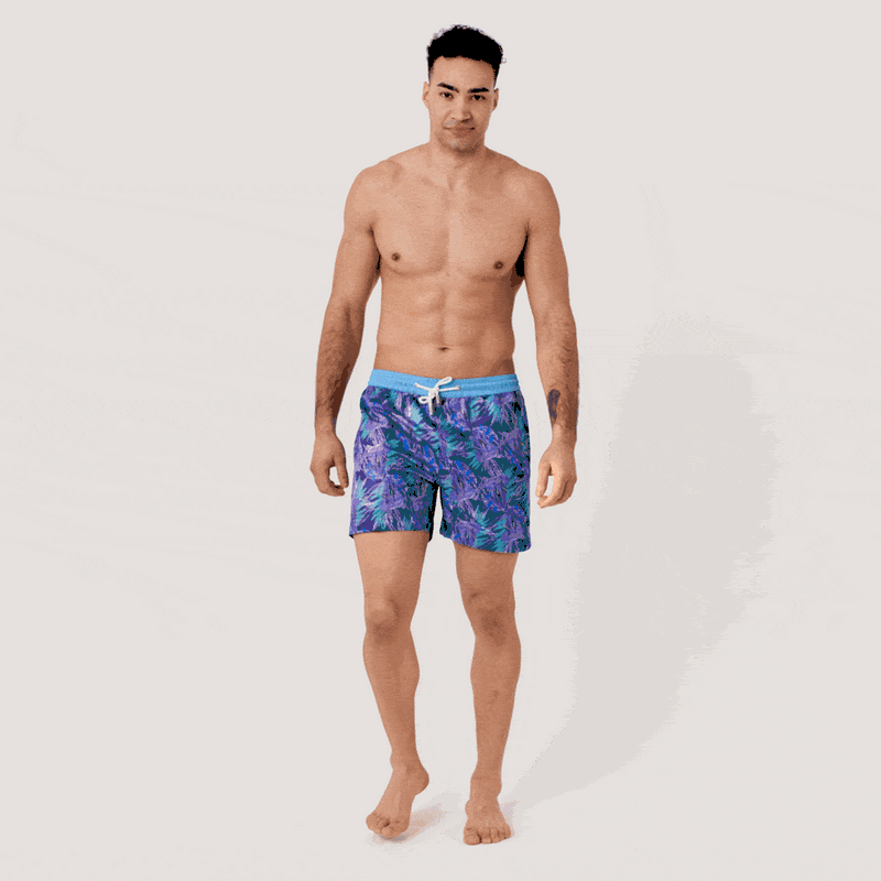Elephant Jungle Luca Mid Length Men's Swim Shorts