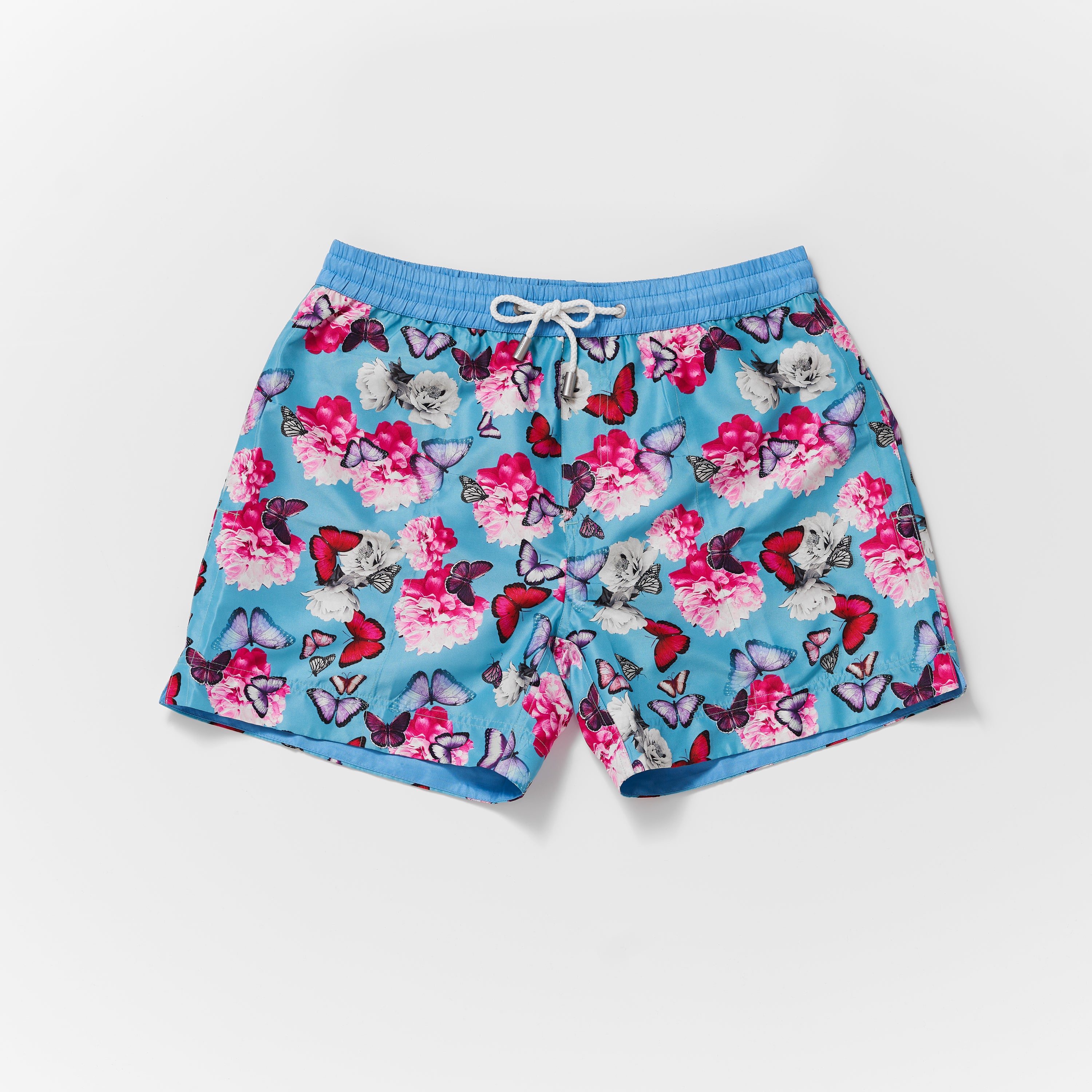 Botanical Butterfly Luca Swim Shorts | Thomas Royall | Designer Swimwear