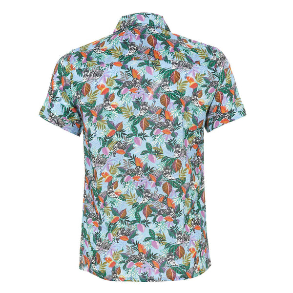The Tiger Jungle shirt it designed to ensure you stand out from the crown from poolside to beach bar.
