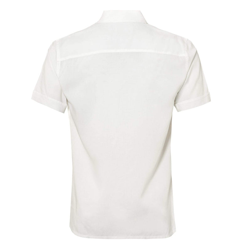 Plain' mens shirt in a smart white colour. Style this shirt with matching 'Black' shorts for both kids and adults.